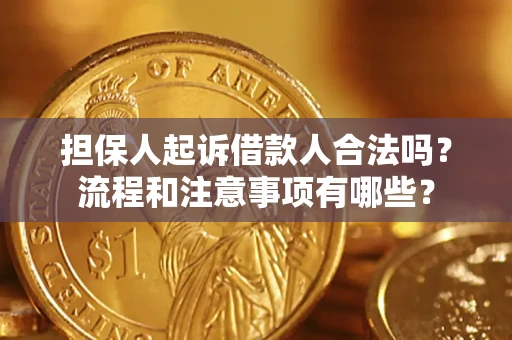 济南担保人起诉借款人合法吗？流程和注意事项有哪些？