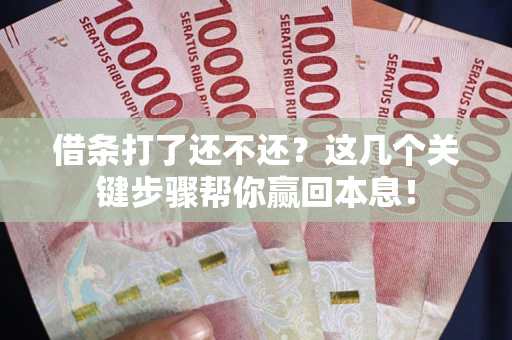 济南借条打了还不还？这几个关键步骤帮你赢回本息！