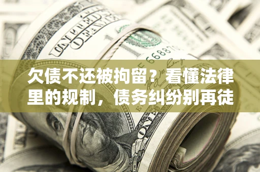 济南欠债不还被拘留？看懂法律里的规制，债务纠纷别再徒劳奔波