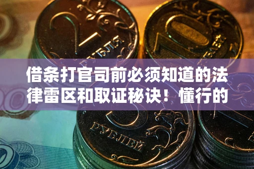 济南借条打官司前必须知道的法律雷区和取证秘诀！懂行的人已经留好这些证据