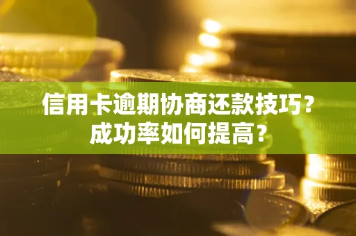 济南信用卡逾期协商还款技巧？成功率如何提高？