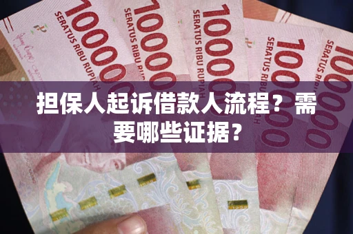 济南担保人起诉借款人流程？需要哪些证据？