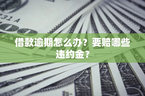 济南借款逾期怎么办？要赔哪些违约金？