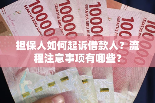 济南担保人如何起诉借款人？流程注意事项有哪些？