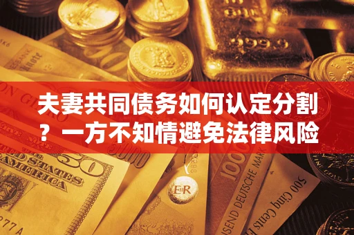 济南夫妻共同债务如何认定分割？一方不知情避免法律风险必看！